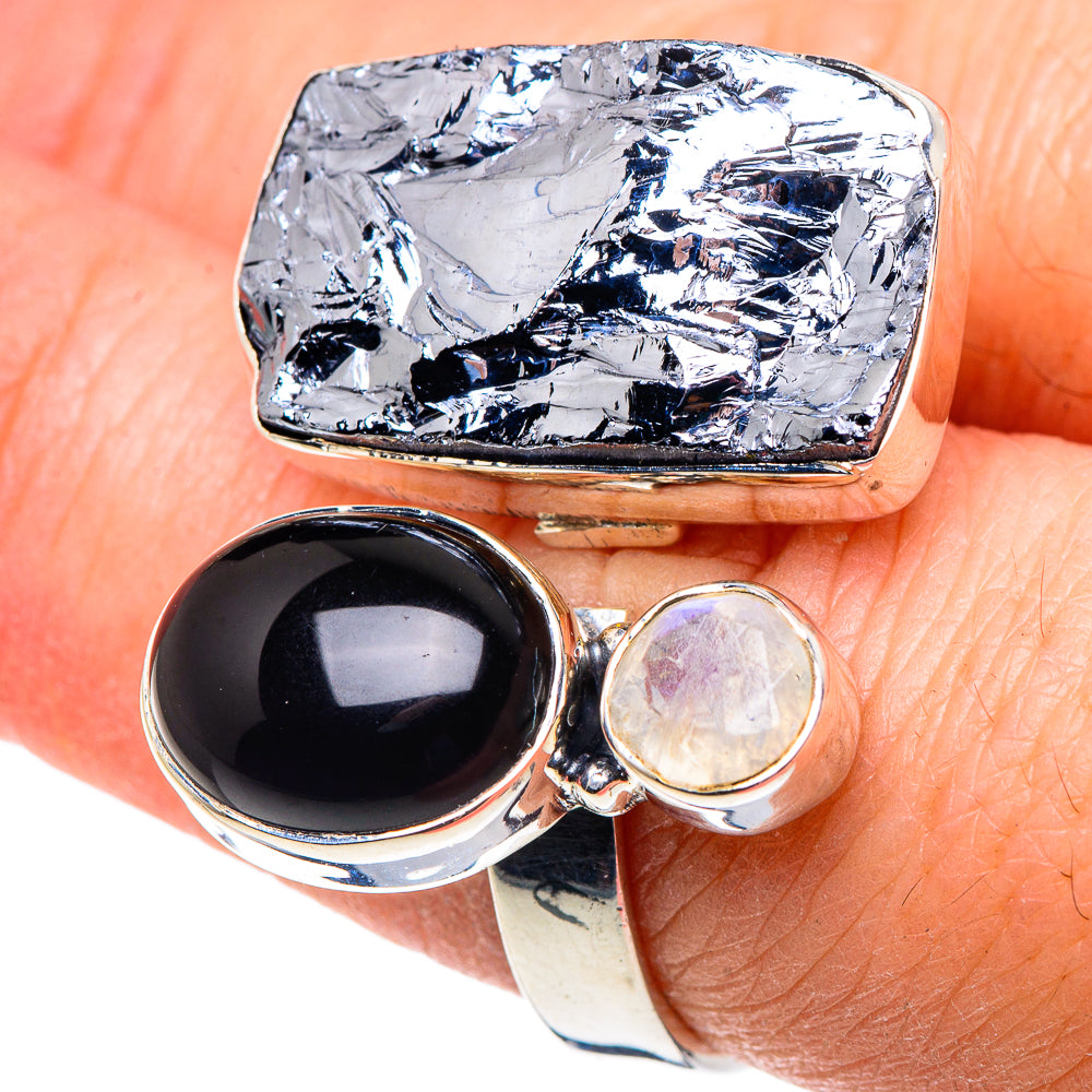 Shungite Rings handcrafted by Ana Silver Co - RING93826