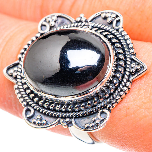 Hematite Rings handcrafted by Ana Silver Co - RING93827