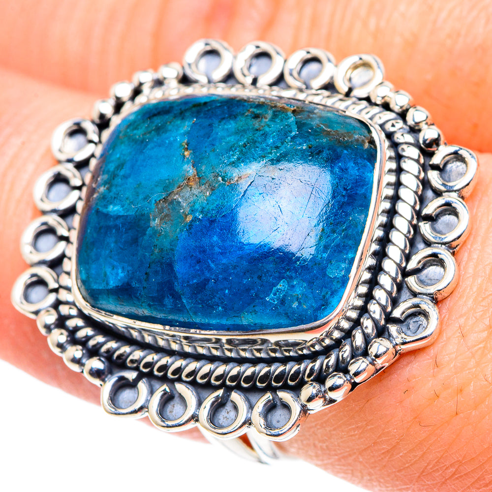 Chrysocolla Rings handcrafted by Ana Silver Co - RING93836