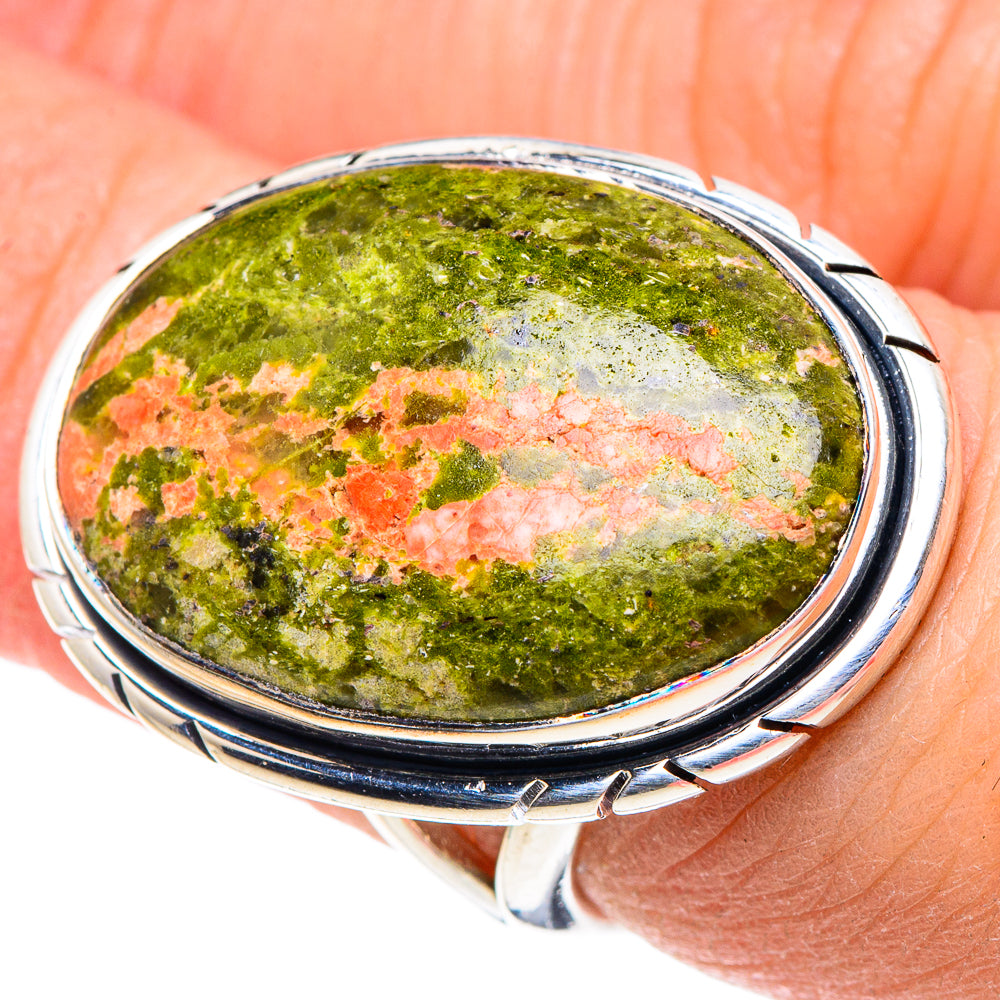 Unakite Rings handcrafted by Ana Silver Co - RING93841