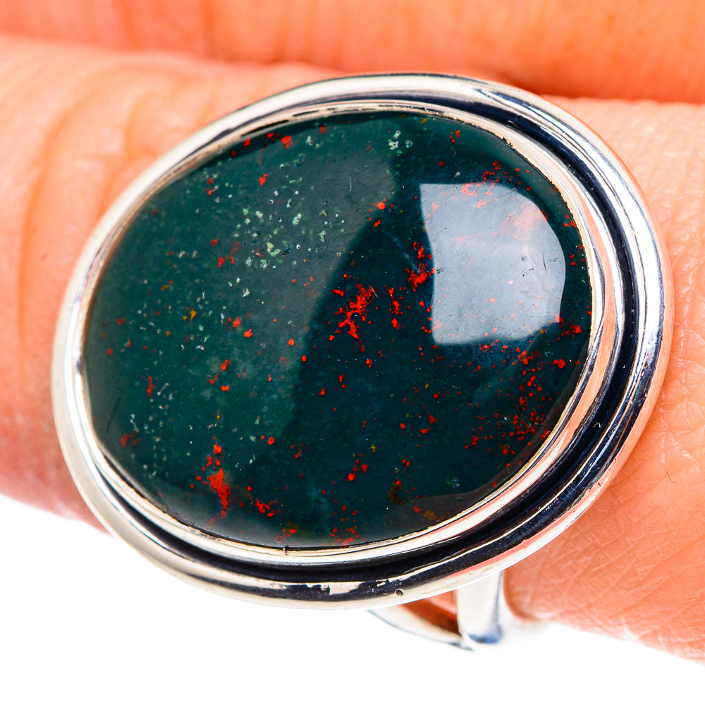 Bloodstone Rings handcrafted by Ana Silver Co - RING93842