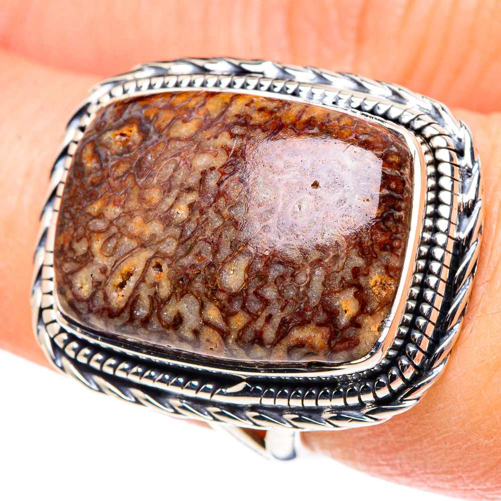 Dinosaur Bone Rings handcrafted by Ana Silver Co - RING93845