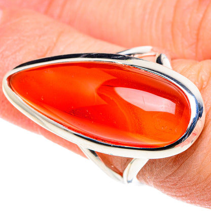 Carnelian Rings handcrafted by Ana Silver Co - RING93848