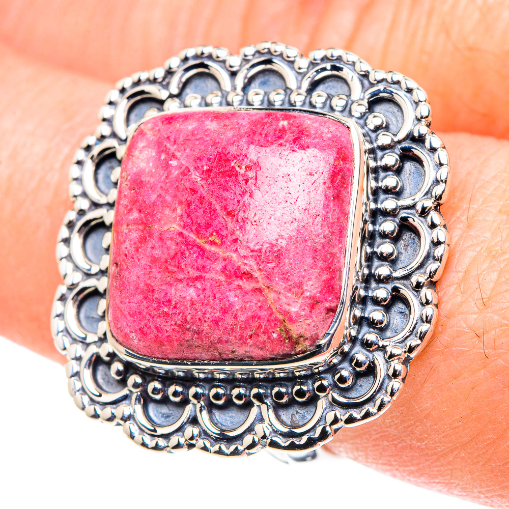 Rhodochrosite Rings handcrafted by Ana Silver Co - RING93851