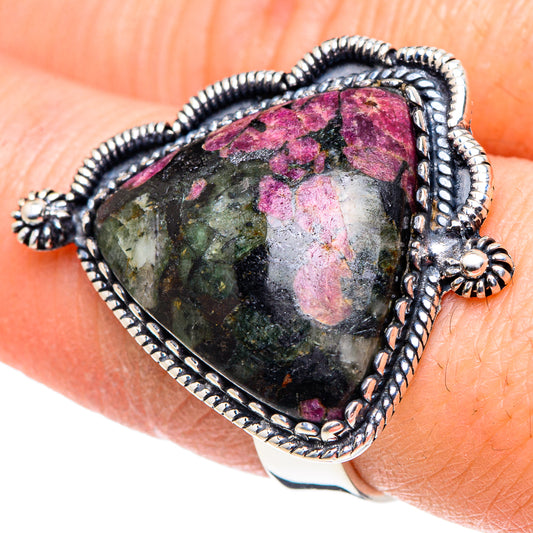 Russian Eudialyte Rings handcrafted by Ana Silver Co - RING93854