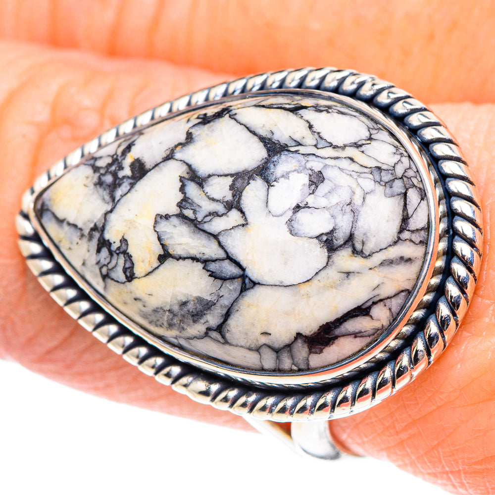 Pinolith Jasper Rings handcrafted by Ana Silver Co - RING93858