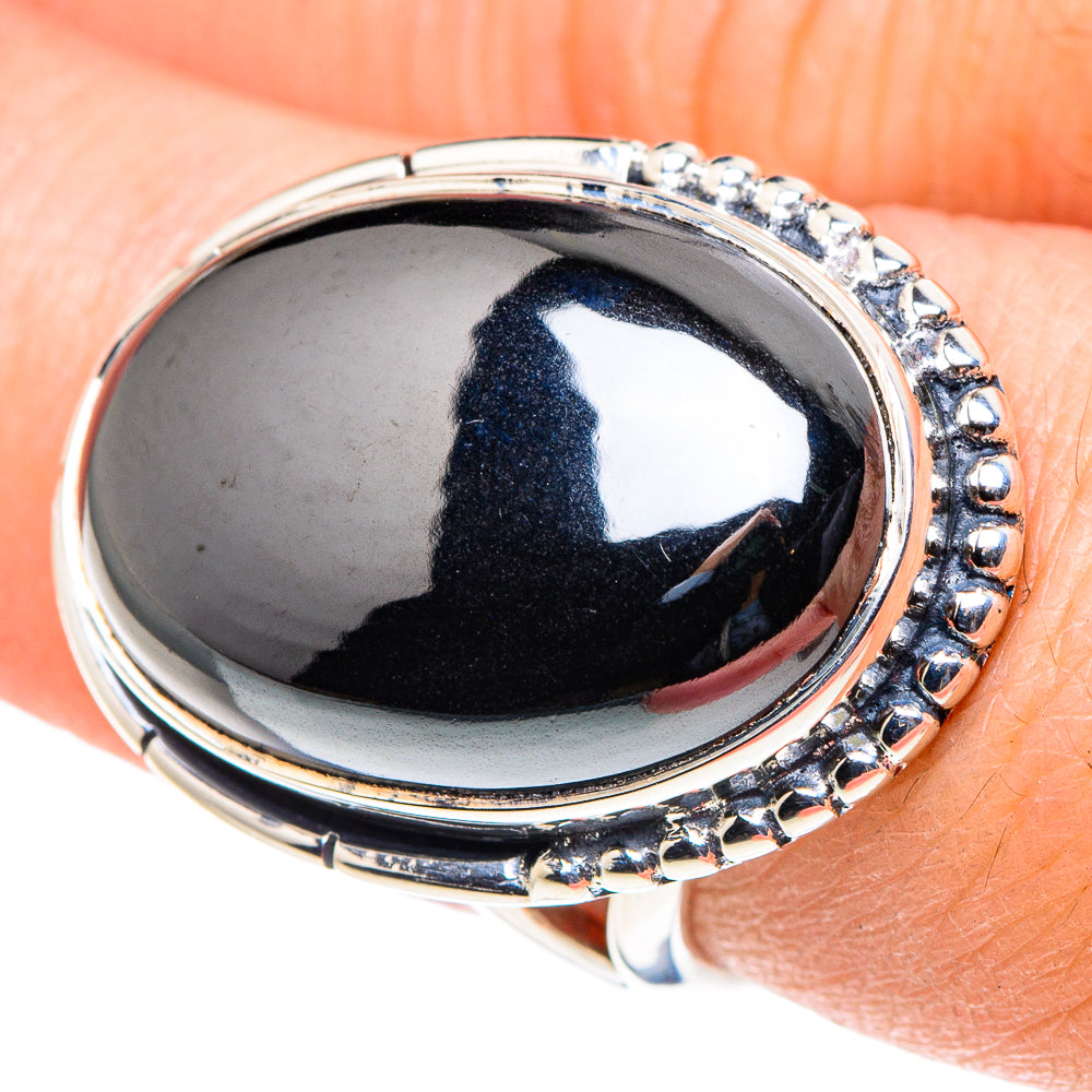 Hematite Rings handcrafted by Ana Silver Co - RING93866