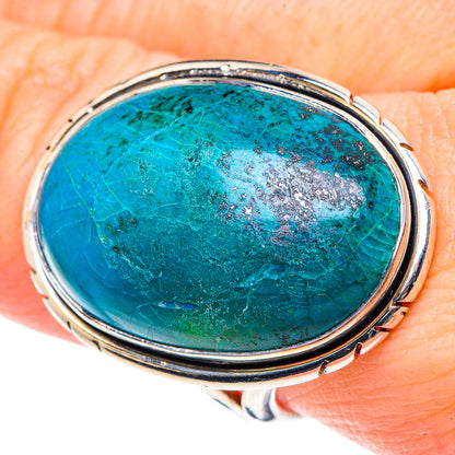 Chrysocolla Rings handcrafted by Ana Silver Co - RING93873