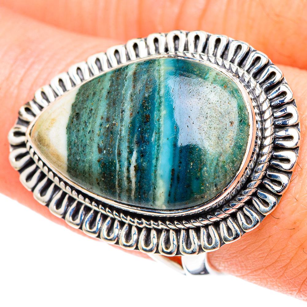 Ocean Jasper Rings handcrafted by Ana Silver Co - RING93874