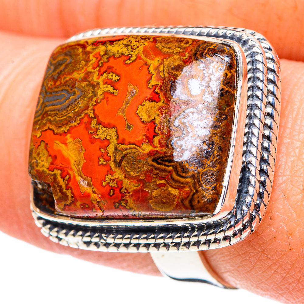 Mahogany Obsidian Rings handcrafted by Ana Silver Co - RING93882