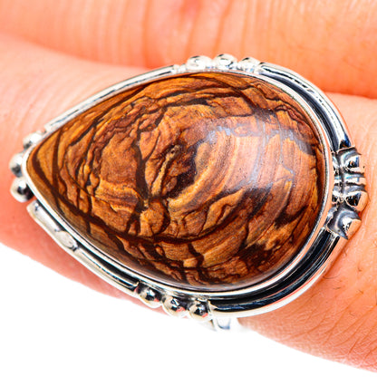 Wild Horse Jasper Rings handcrafted by Ana Silver Co - RING93889