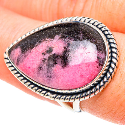 Rhodonite Rings handcrafted by Ana Silver Co - RING93892