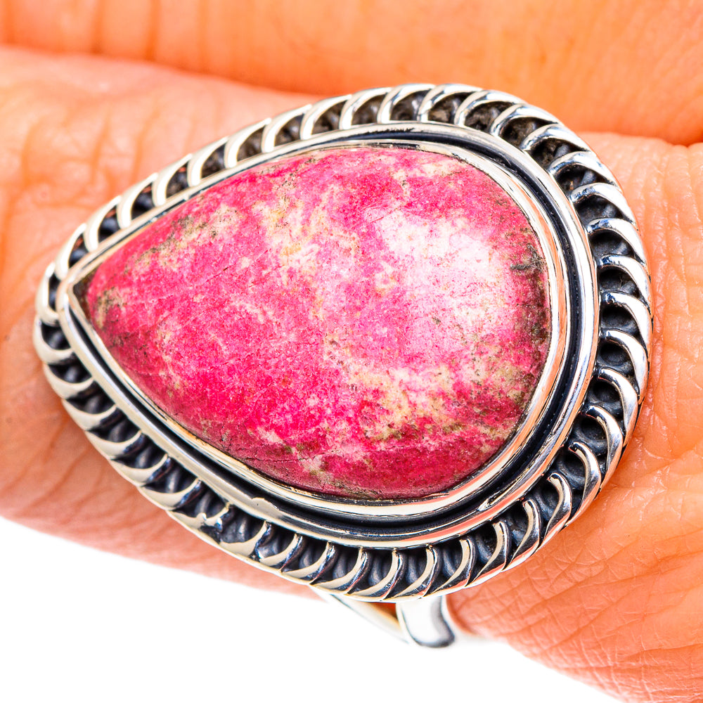 Thulite Rings handcrafted by Ana Silver Co - RING93893