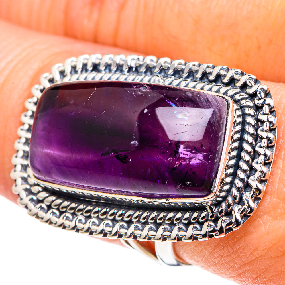 Amethyst Rings handcrafted by Ana Silver Co - RING93897