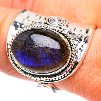 Labradorite Rings handcrafted by Ana Silver Co - RING93903