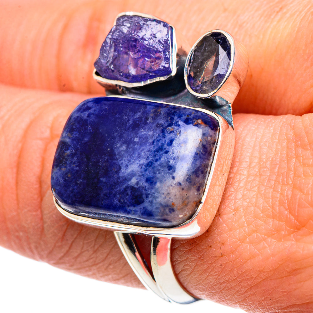 Sodalite Rings handcrafted by Ana Silver Co - RING93906