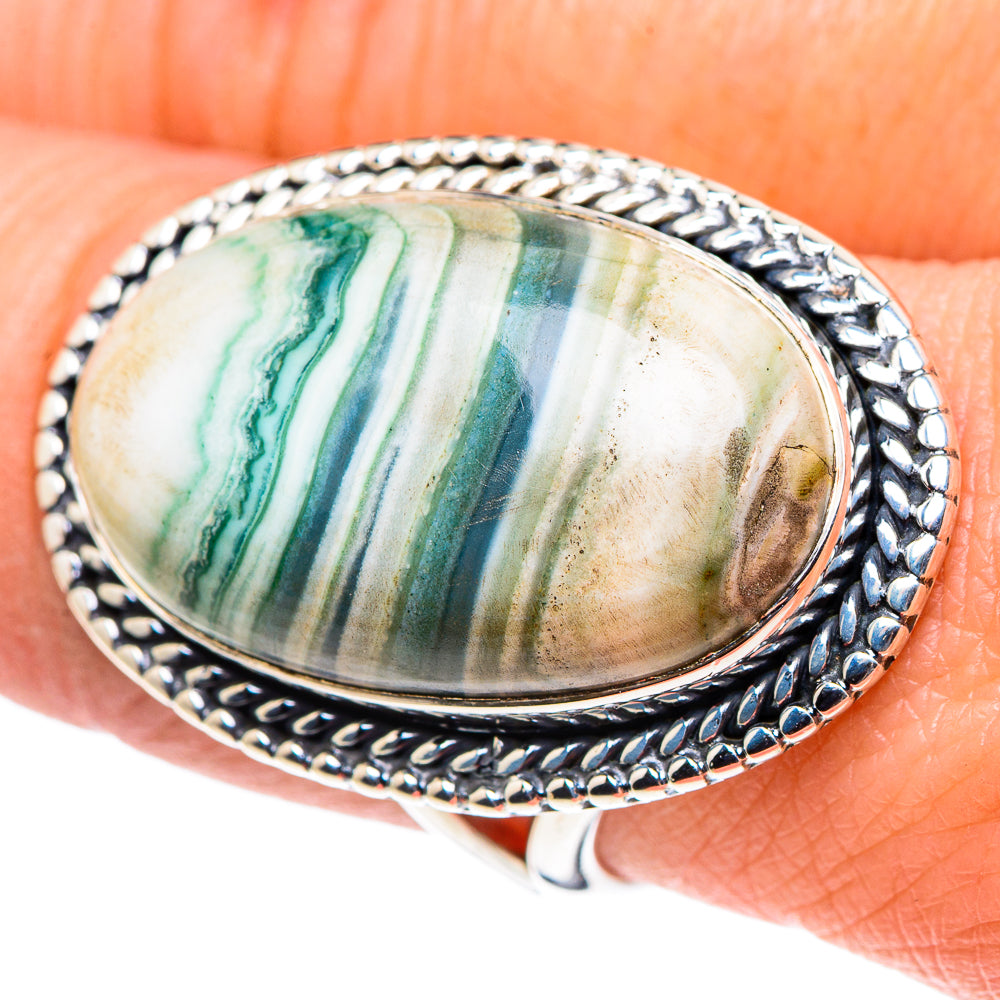Ocean Jasper Rings handcrafted by Ana Silver Co - RING93915