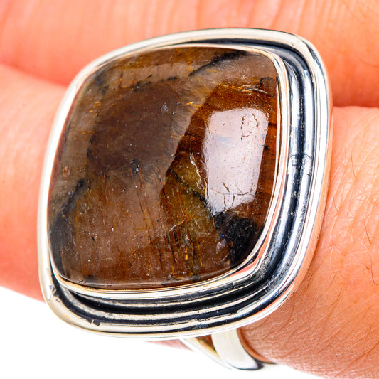Chiastolite Rings handcrafted by Ana Silver Co - RING93922