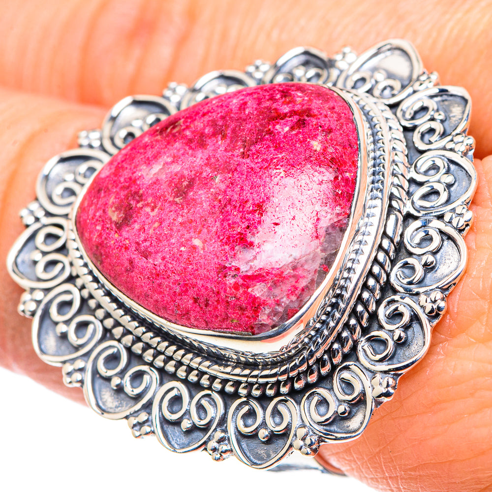 Thulite Rings handcrafted by Ana Silver Co - RING93927