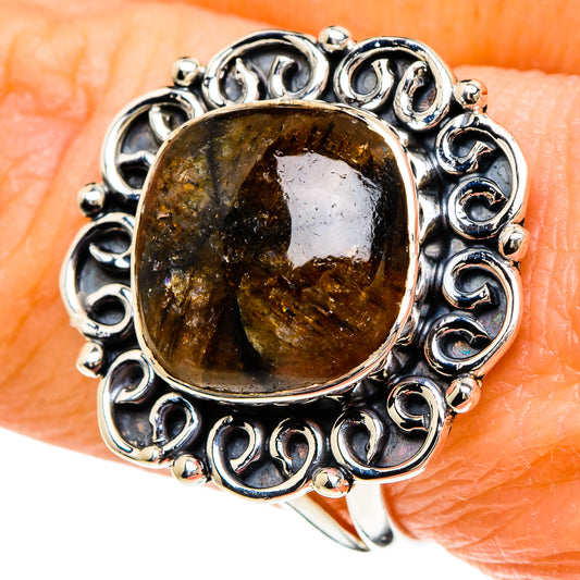 Chiastolite Rings handcrafted by Ana Silver Co - RING93939