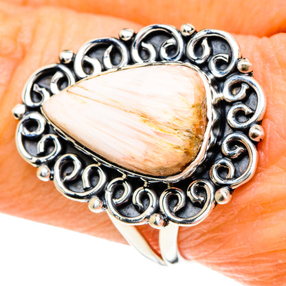 Scolecite Rings handcrafted by Ana Silver Co - RING93941