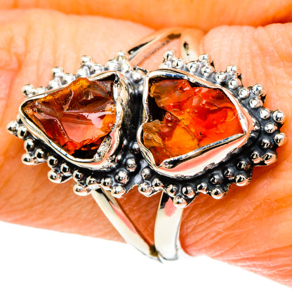Garnet Rings handcrafted by Ana Silver Co - RING93942