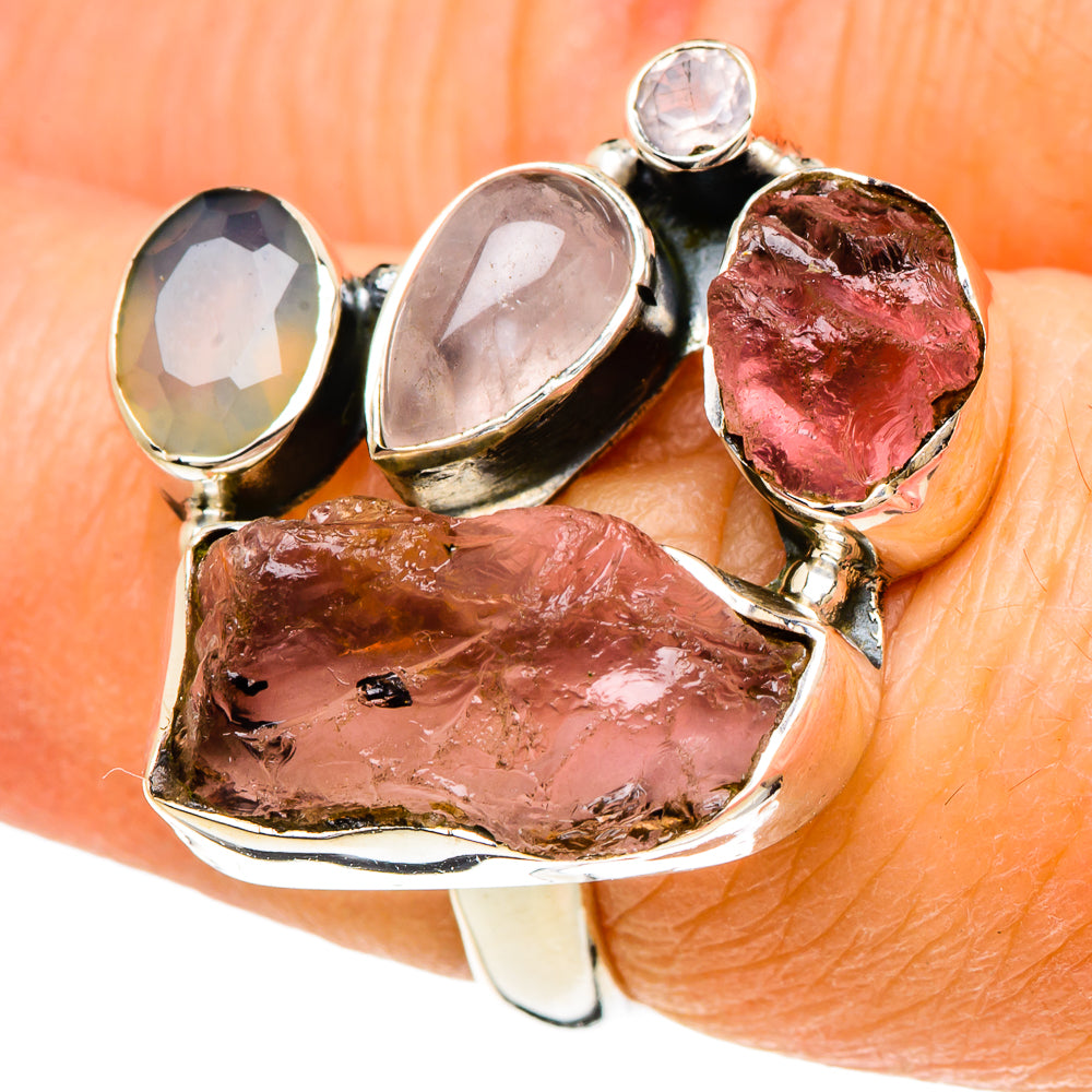 Rose Quartz Rings handcrafted by Ana Silver Co - RING93943