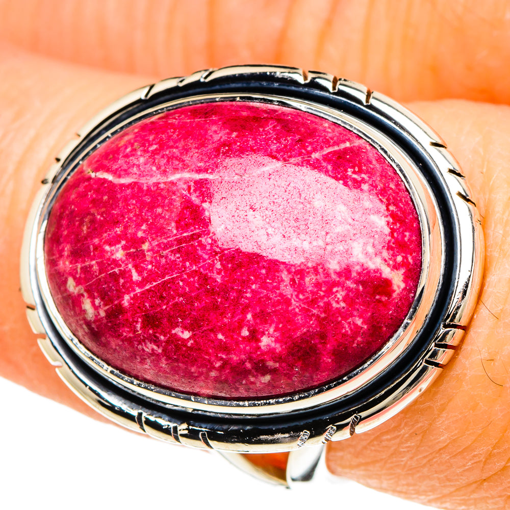 Thulite Rings handcrafted by Ana Silver Co - RING93944