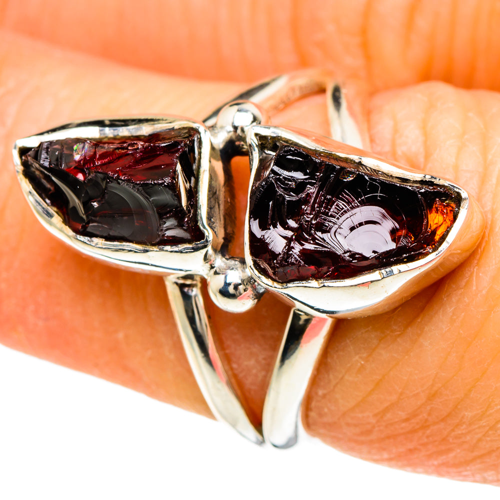 Garnet Rings handcrafted by Ana Silver Co - RING93945