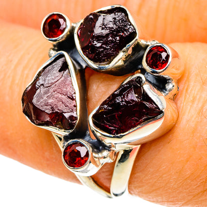 Garnet Rings handcrafted by Ana Silver Co - RING93946