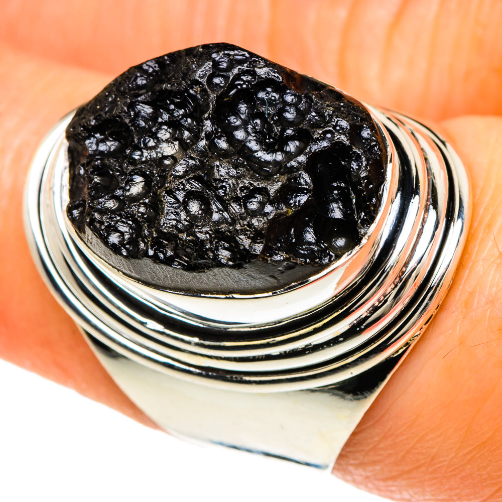 Tektite Rings handcrafted by Ana Silver Co - RING93951