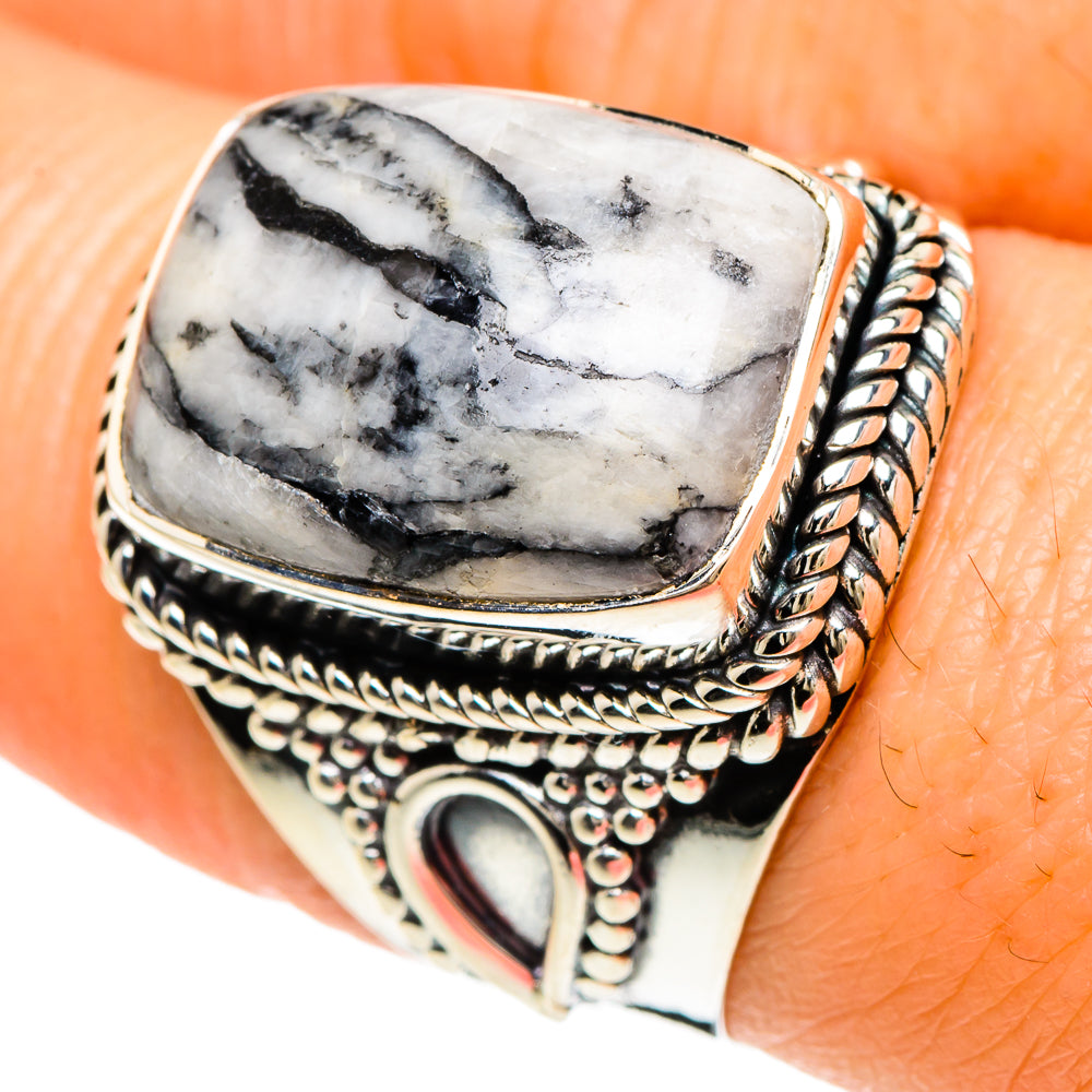 Pinolith Jasper Rings handcrafted by Ana Silver Co - RING93956