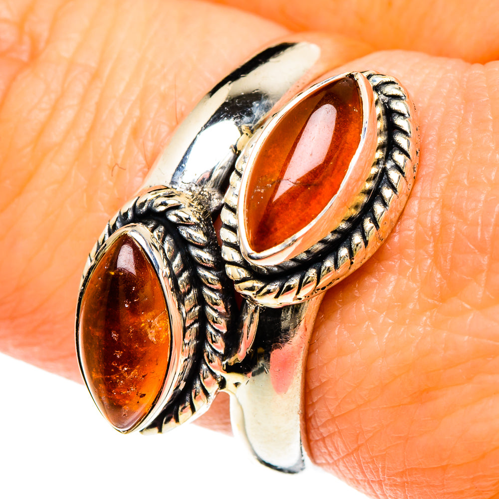 Carnelian Rings handcrafted by Ana Silver Co - RING93967