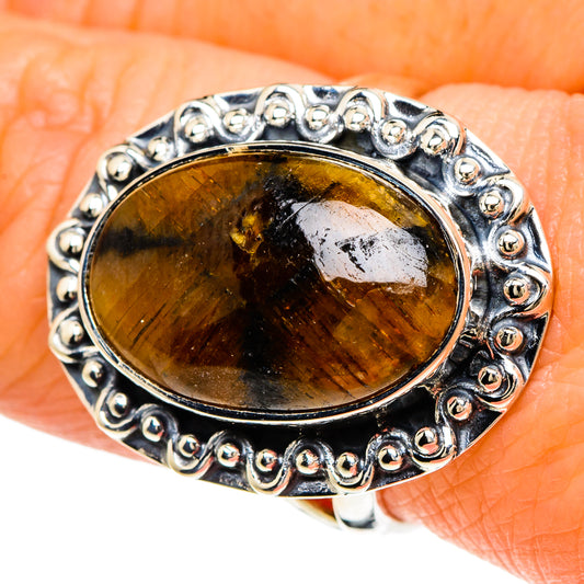 Chiastolite Rings handcrafted by Ana Silver Co - RING93990