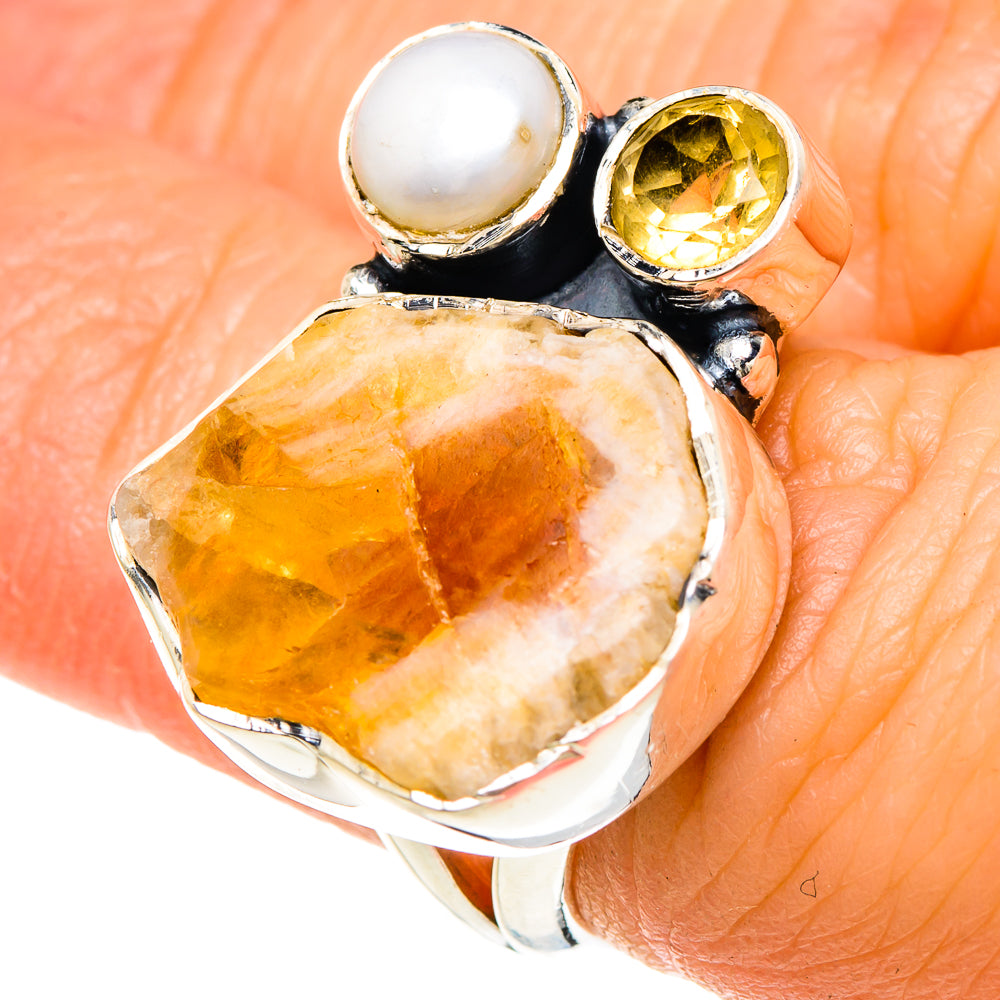 Citrine Rings handcrafted by Ana Silver Co - RING93992