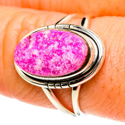 Cobalto Calcite Druzy Rings handcrafted by Ana Silver Co - RING93993