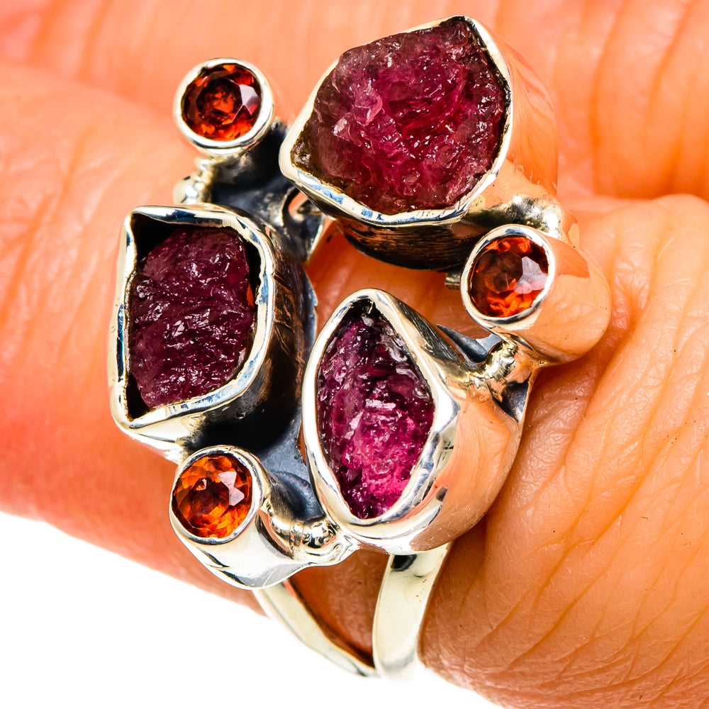 Garnet Rings handcrafted by Ana Silver Co - RING93994