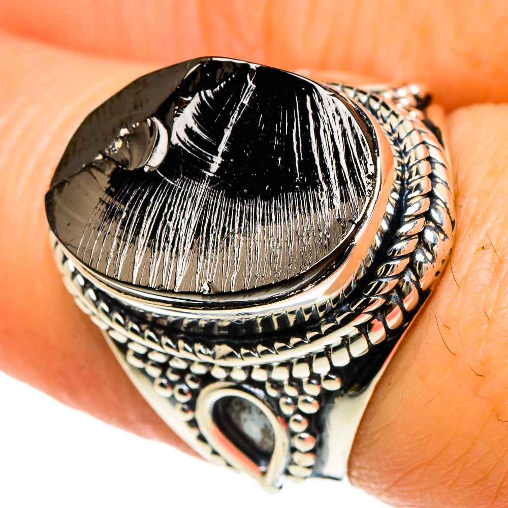 Shungite Rings handcrafted by Ana Silver Co - RING93998