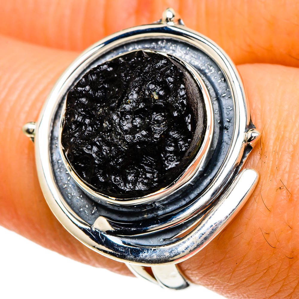 Tektite Rings handcrafted by Ana Silver Co - RING93999