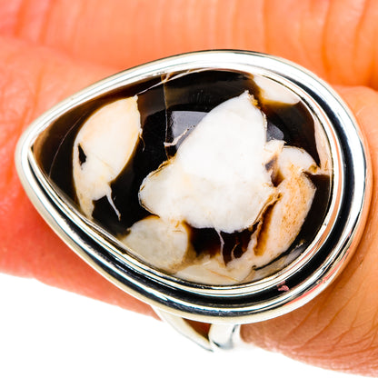 Peanut Wood Jasper Rings handcrafted by Ana Silver Co - RING94012