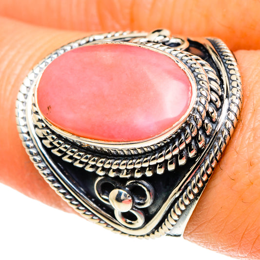 Pink Opal Rings handcrafted by Ana Silver Co - RING94014
