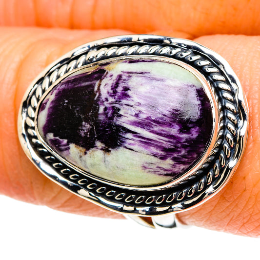 Cacoxenite Amethyst Rings handcrafted by Ana Silver Co - RING94016
