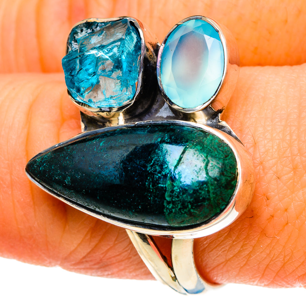 Apatite Rings handcrafted by Ana Silver Co - RING94024