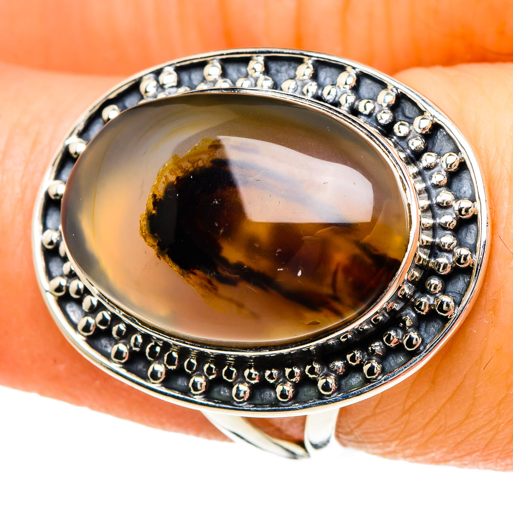 Montana Agate Rings handcrafted by Ana Silver Co - RING94030