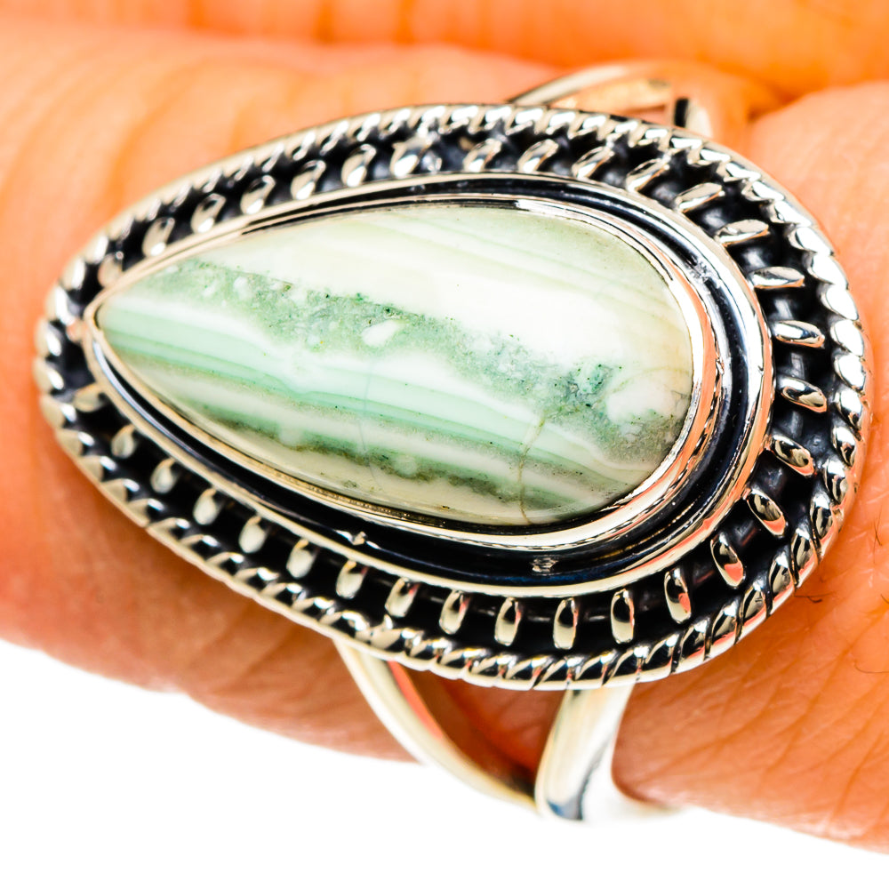 Ocean Jasper Rings handcrafted by Ana Silver Co - RING94070