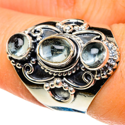 Aquamarine Rings handcrafted by Ana Silver Co - RING94087