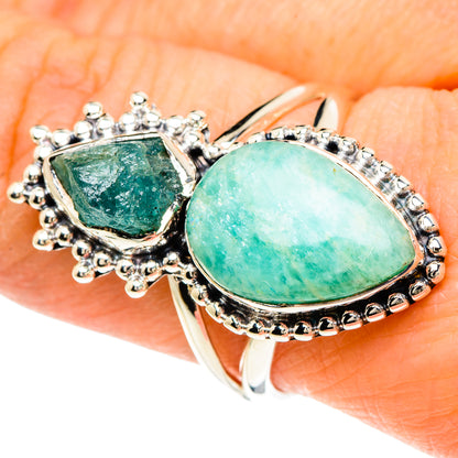 Amazonite Rings handcrafted by Ana Silver Co - RING94091