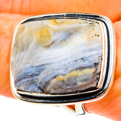 Desert Druzy Rings handcrafted by Ana Silver Co - RING94103