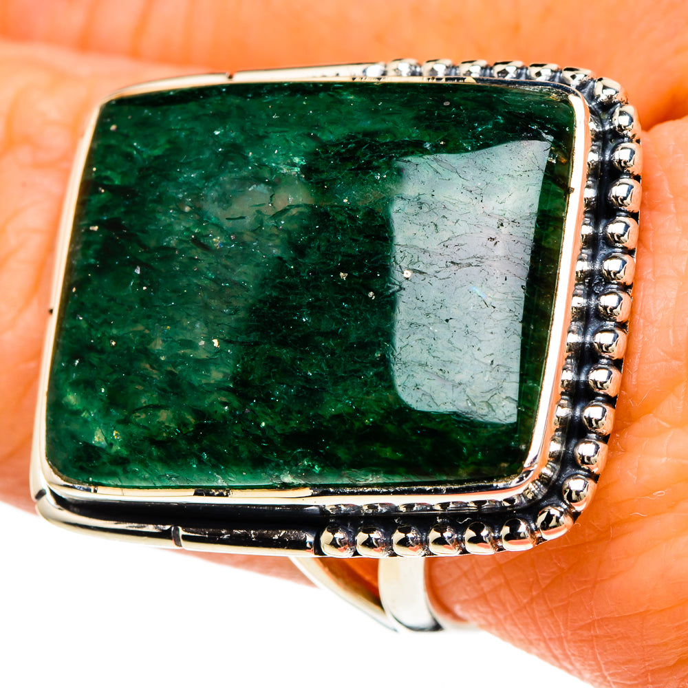 Green Aventurine Rings handcrafted by Ana Silver Co - RING94120