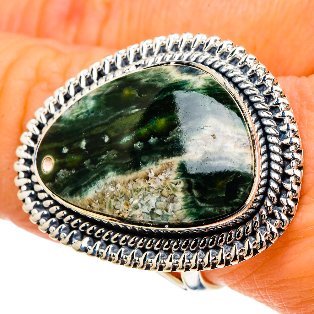 Ocean Jasper Rings handcrafted by Ana Silver Co - RING94123